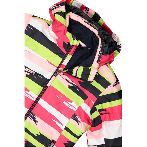 CMP KID G JACKET SNAPS HOOD blanco
