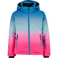 Cmp chaqueta esquí infantil KID G JACKET SNAPS HOOD NIAGARA AZUL vista frontal