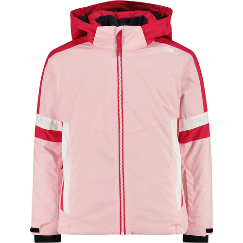 CMP KID G JACKET SNAPS HOOD rosa