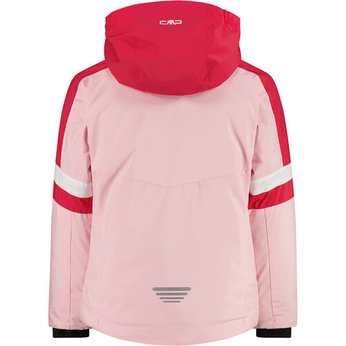 CMP KID G JACKET SNAPS HOOD rosa