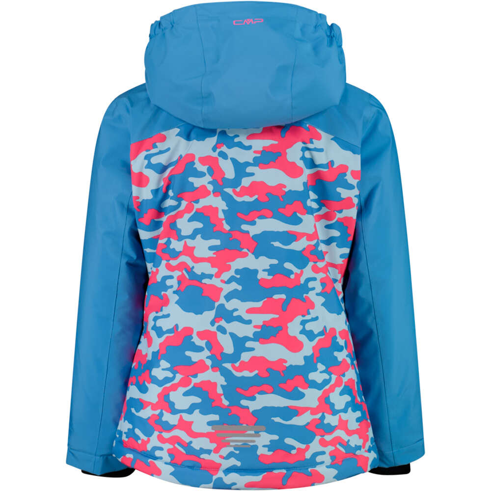 Cmp chaqueta esquí infantil KID G JACKET SNAPS HOOD  vista trasera