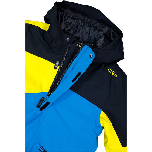 CMP KID JACKET FIX HOOD azul