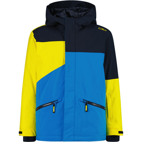 CMP KID JACKET FIX HOOD azul