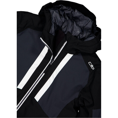 CMP KID JACKET FIX HOOD gris