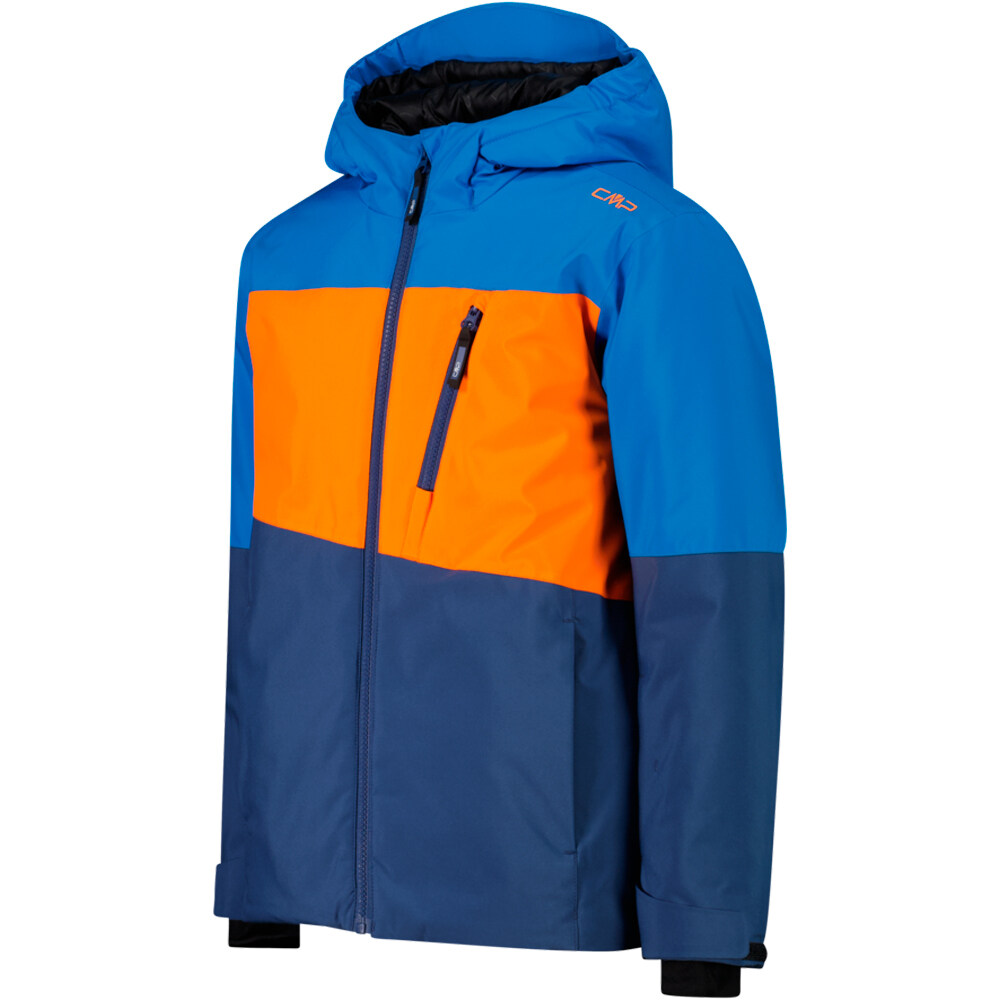 Cmp chaqueta esquí infantil KID JACKET FIX HOOD RIVER AZUL vista detalle