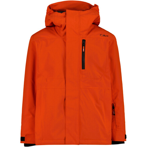 CMP KID JACKET FIX HOOD rojo
