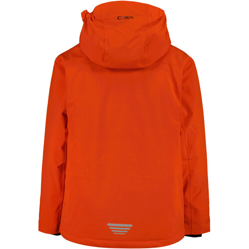 CMP KID JACKET FIX HOOD rojo
