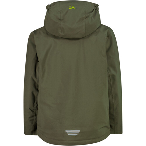 CMP KID JACKET FIX HOOD verde