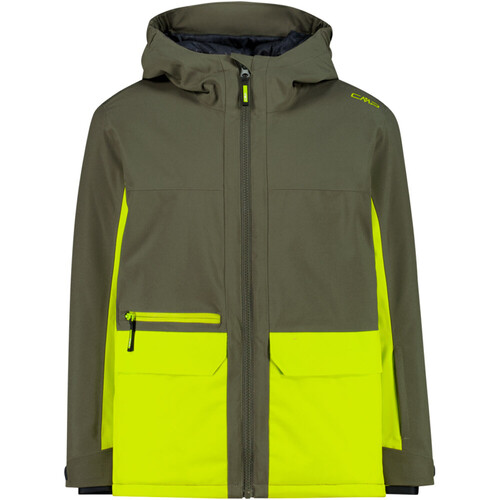 CMP KID JACKET FIX HOOD verde