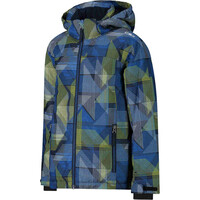 Cmp chaqueta esquí infantil KID JACKET SNAPS HOOD AZUL vista detalle