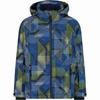 Cmp chaqueta esquí infantil KID JACKET SNAPS HOOD AZUL vista frontal