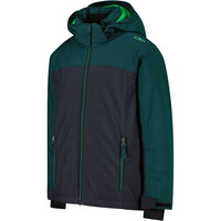 Cmp chaqueta esquí infantil KID JACKET SNAPS HOOD GRIS vista detalle