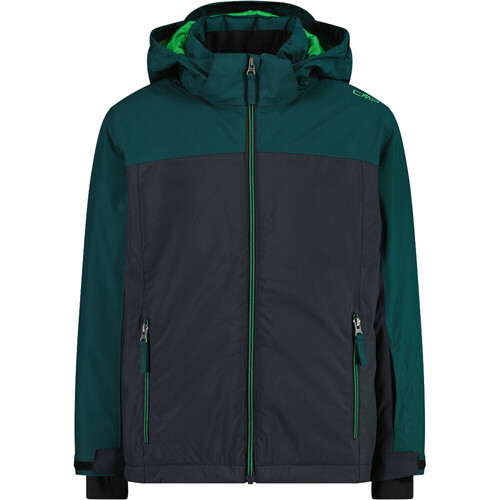 CMP KID JACKET SNAPS HOOD gris