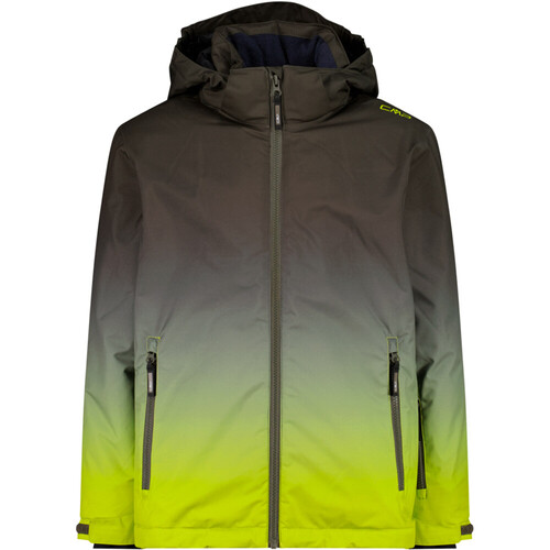 CMP KID JACKET SNAPS HOOD verde