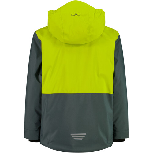 CMP KID JACKET SNAPS HOOD verde