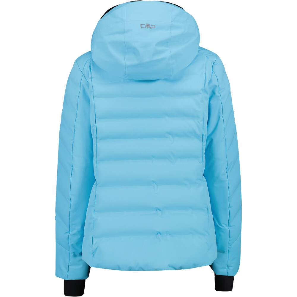 Cmp chaqueta esquí mujer WOMAN JACKET FIX HOOD AZ  vista trasera