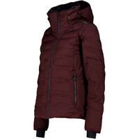 Cmp chaqueta esquí mujer WOMAN JACKET FIX HOOD BLACK BERRY  vista detalle