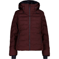 Cmp chaqueta esquí mujer WOMAN JACKET FIX HOOD BLACK BERRY  vista frontal