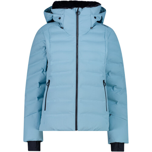 CMP WOMAN JACKET FIX HOOD COOL BLUE azul