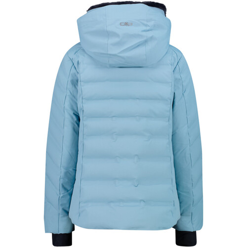 CMP WOMAN JACKET FIX HOOD COOL BLUE azul