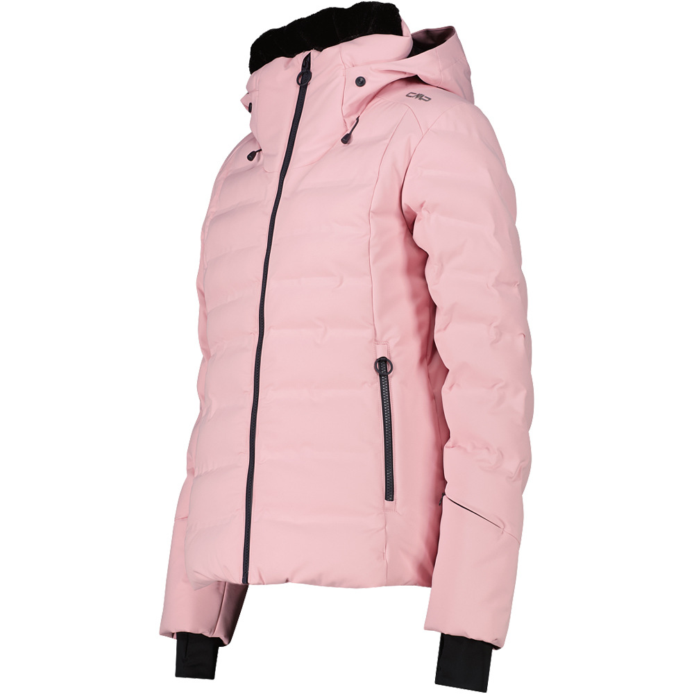 Cmp chaqueta esquí mujer WOMAN JACKET FIX HOOD COR ROSA vista detalle