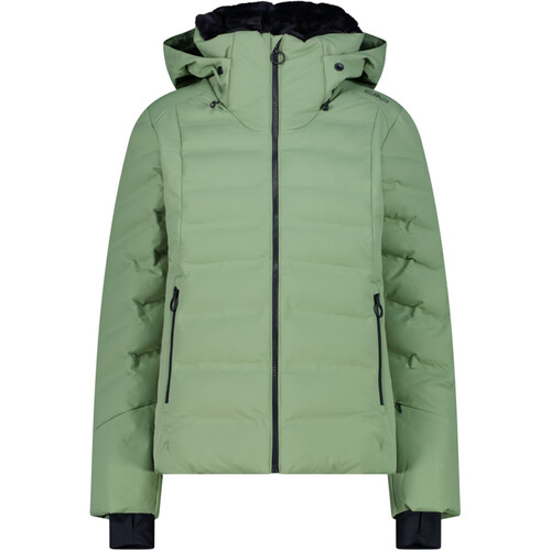 CMP WOMAN JACKET FIX HOOD GREEN TEA verde