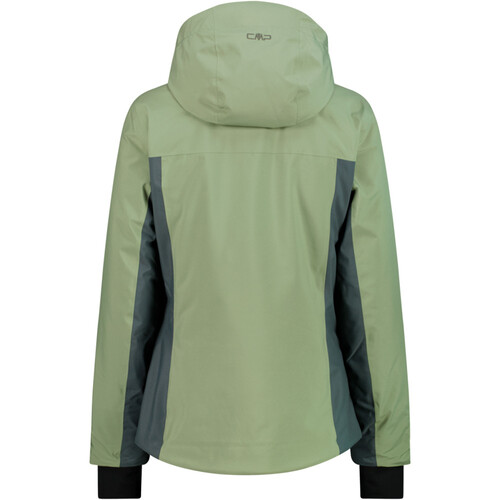 Cmp chaqueta esquí mujer WOMAN JACKET FIX HOOD GREEN TEA VERDE