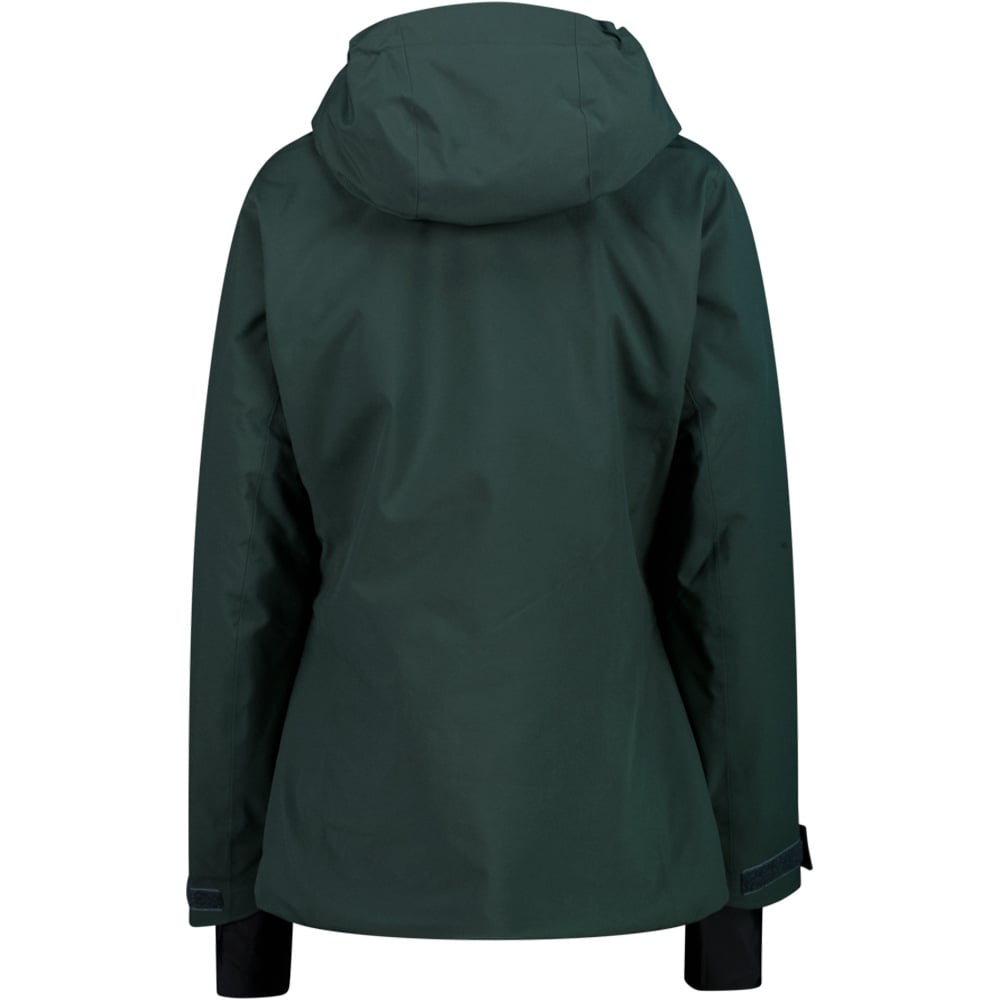 Cmp chaqueta esquí mujer WOMAN JACKET FIX HOOD JUNGLE VERDE vista trasera