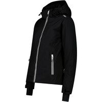 Cmp chaqueta esquí mujer WOMAN JACKET FIX HOOD NEGRO vista detalle