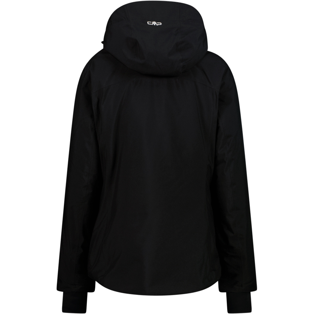 Cmp chaqueta esquí mujer WOMAN JACKET FIX HOOD NEGRO vista trasera