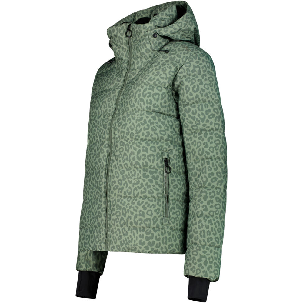 Cmp chaqueta esquí mujer WOMAN JACKET FIX HOOD VERDE vista detalle