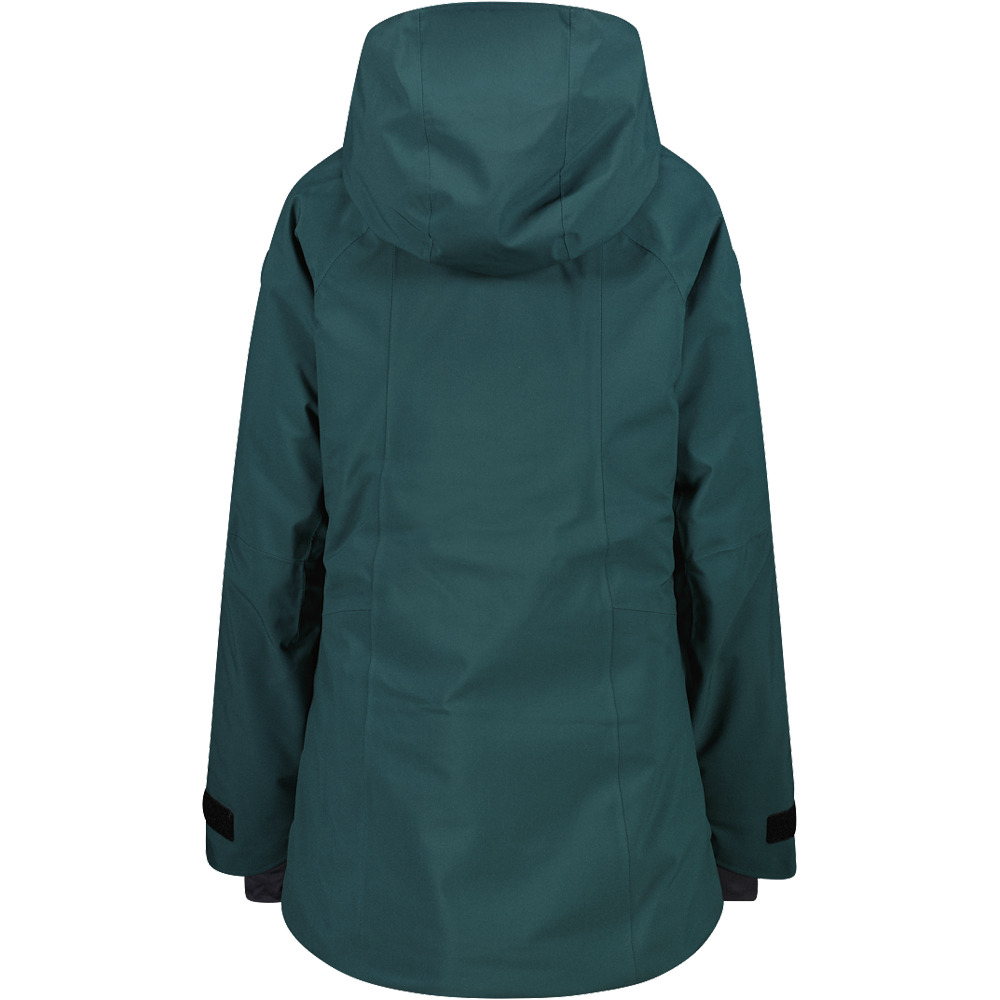 Cmp chaqueta esquí mujer WOMAN JACKET FIX HOOD VERDE vista trasera