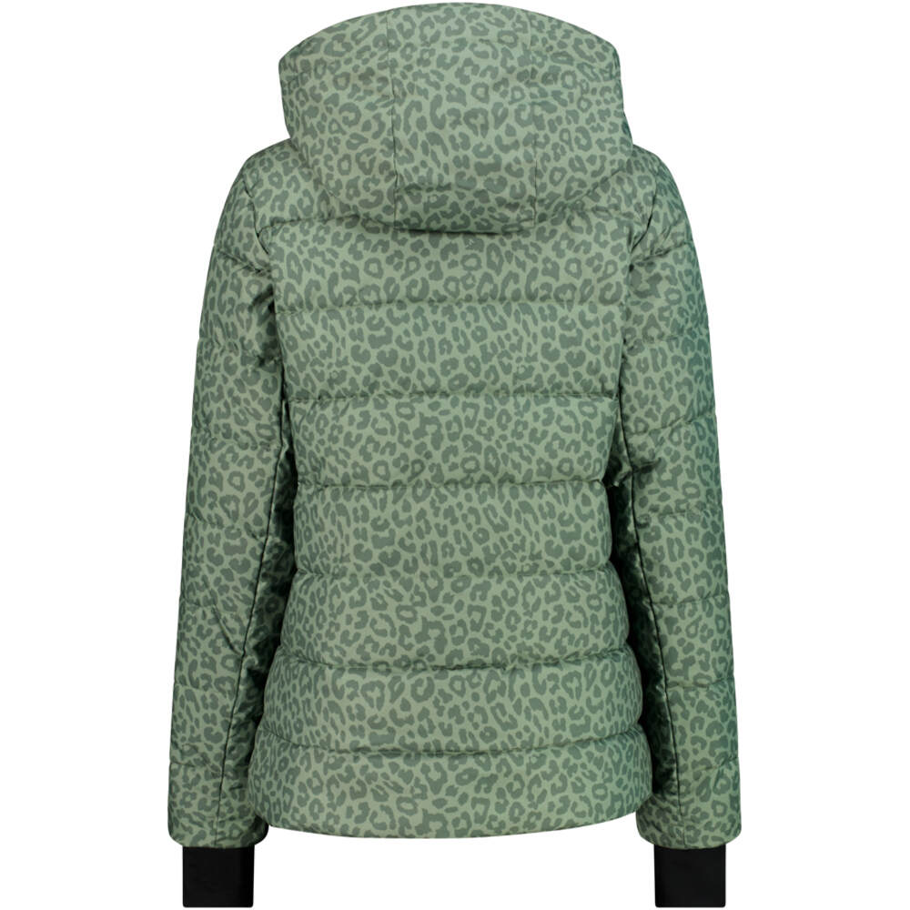 Cmp chaqueta esquí mujer WOMAN JACKET FIX HOOD VERDE vista trasera