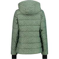Cmp chaqueta esquí mujer WOMAN JACKET FIX HOOD VERDE vista trasera
