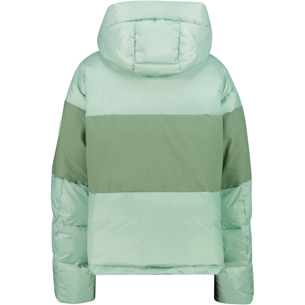 Cmp chaqueta esquí mujer WOMAN JACKET FIX HOOD VERDE vista trasera