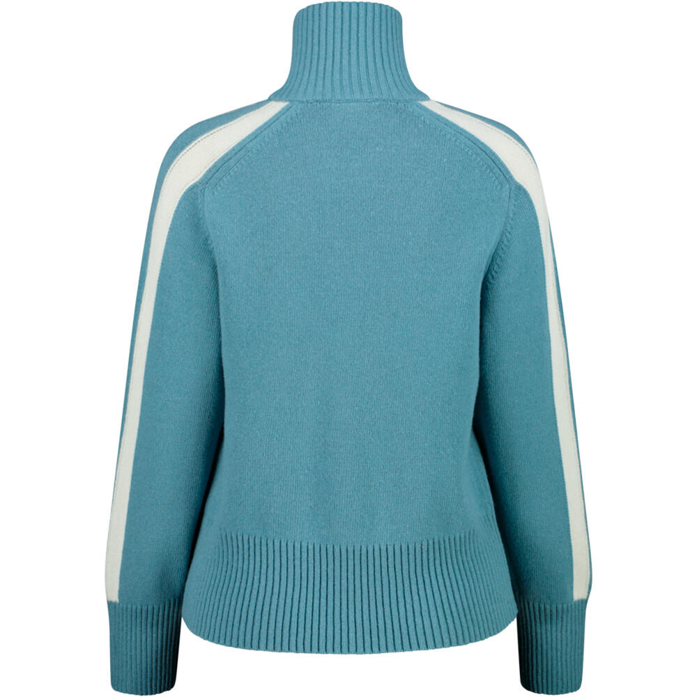 Cmp chaqueta esquí mujer WOMAN JACKET KNITTED MARRON vista trasera