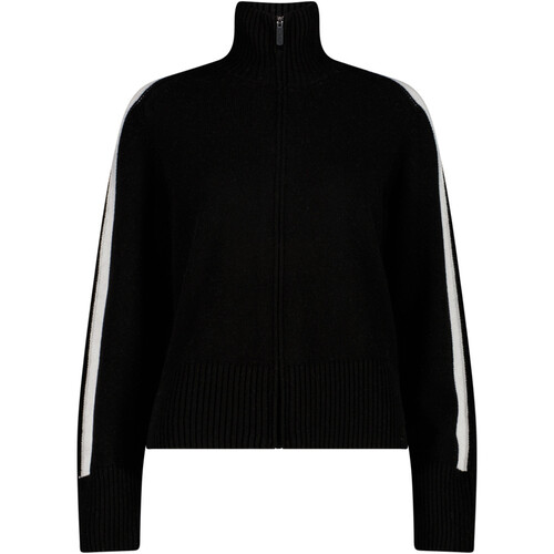 CMP WOMAN JACKET KNITTED negro