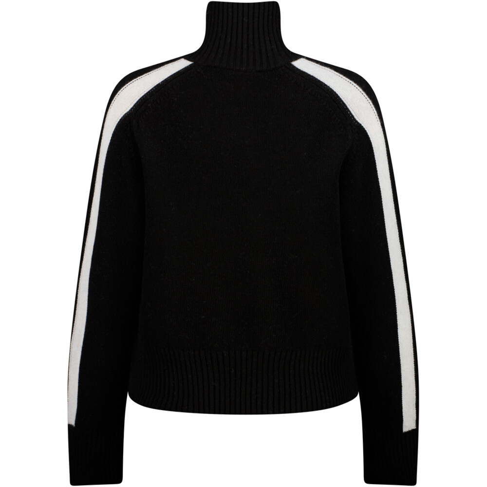 Cmp chaqueta esquí mujer WOMAN JACKET KNITTED NEGRO vista trasera