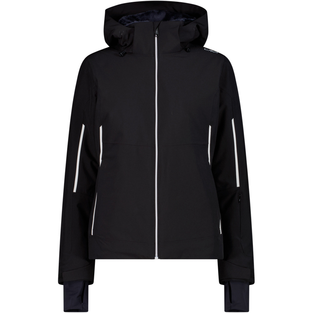 Cmp chaqueta esquí mujer WOMAN JACKET ZIP HOOD ANTRACITE  vista frontal
