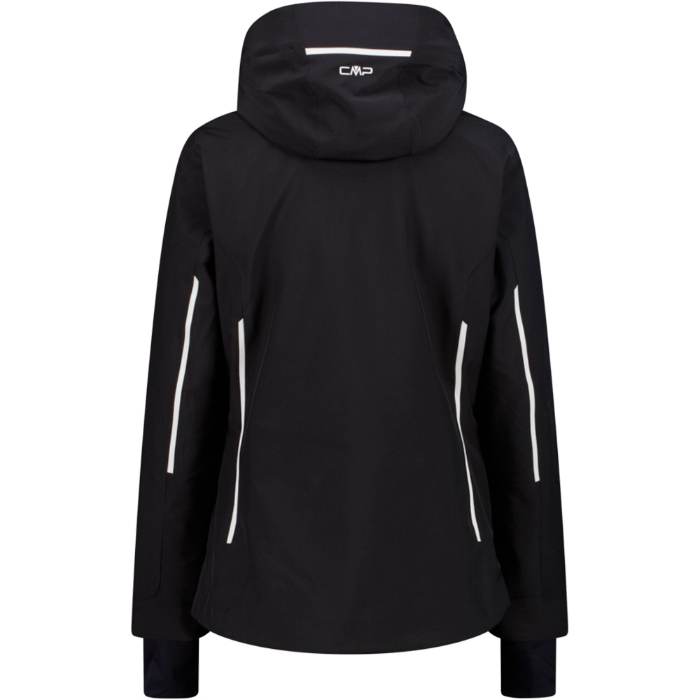 Cmp chaqueta esquí mujer WOMAN JACKET ZIP HOOD ANTRACITE  vista trasera