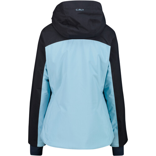 CMP WOMAN JACKET ZIP HOOD azul