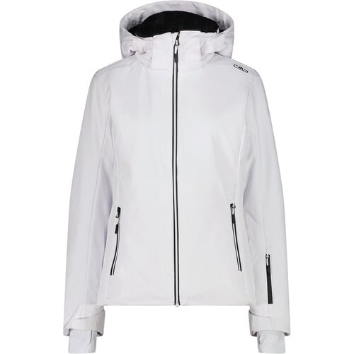 CMP WOMAN JACKET ZIP HOOD blanco
