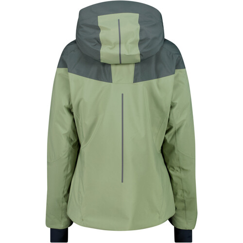 CMP WOMAN JACKET ZIP HOOD GREEN TEA verde