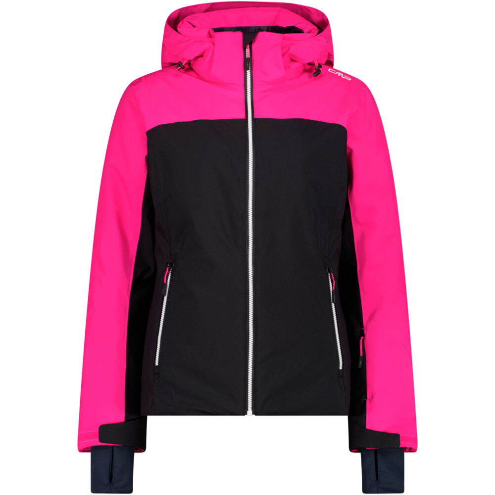 Cmp chaqueta esquí mujer WOMAN JACKET ZIP HOOD GRIS vista frontal