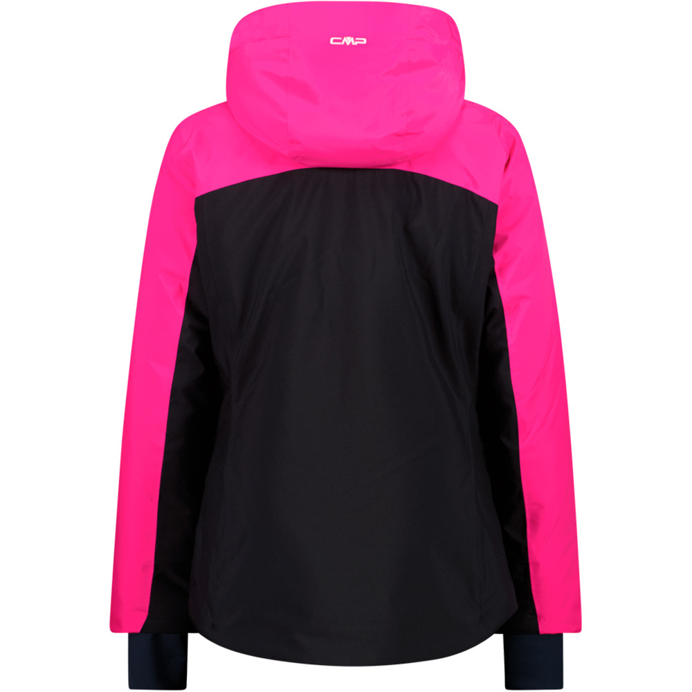 Cmp chaqueta esquí mujer WOMAN JACKET ZIP HOOD GRIS vista trasera