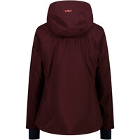 Cmp chaqueta esquí mujer WOMAN JACKET ZIP HOOD MORADO vista trasera