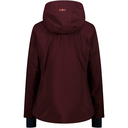 CMP WOMAN JACKET ZIP HOOD morado