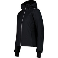 Cmp chaqueta esquí mujer WOMAN JACKET ZIP HOOD NEGRO vista detalle