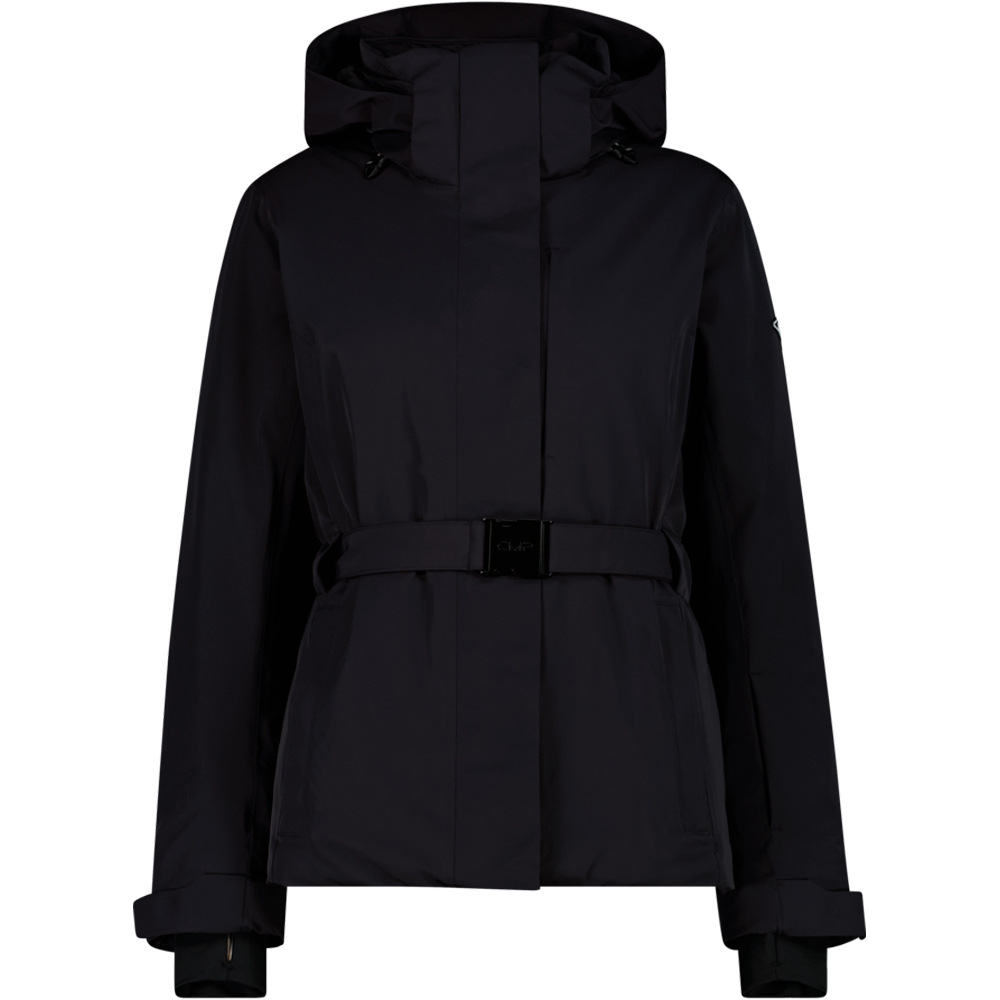 Cmp chaqueta esquí mujer WOMAN JACKET ZIP HOOD NEGRO vista frontal