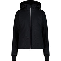 Cmp chaqueta esquí mujer WOMAN JACKET ZIP HOOD NEGRO vista frontal